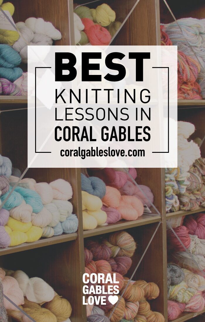 If you have been looking for private knitting lessons in the Coral Gables or South Florida area, then you are in luck. The Knitting Garden is a friendly place to take knitting or crochet lessons. Annie and Virginia are there to help you, whether you want to learn technique or you want to accomplish a specific project.