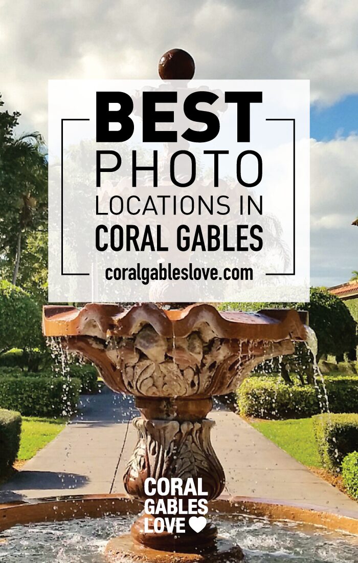 Top 5 Places to Take Engagement Photos in Coral Gables, Florida.