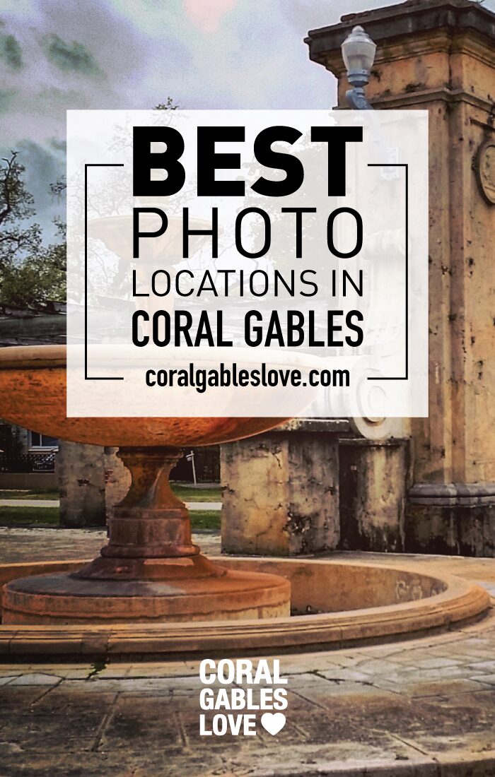 Top 5 Places to Take Engagement Photos in Coral Gables, Florida.