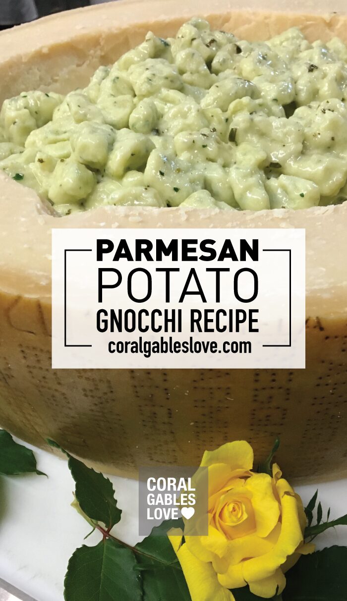 Parmesan Potato Gnocchi Recipe from The Biltmore's executive chef Dave Hackett in Coral Gables, Florida. Click to read more or pin and save for later! Miami
