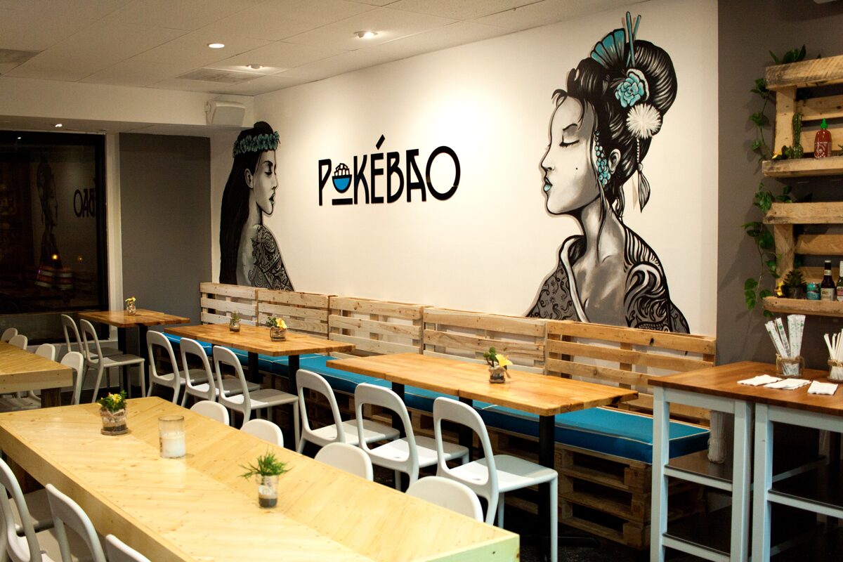 PokeBao restaurant Coral Gables near Miami, Florida