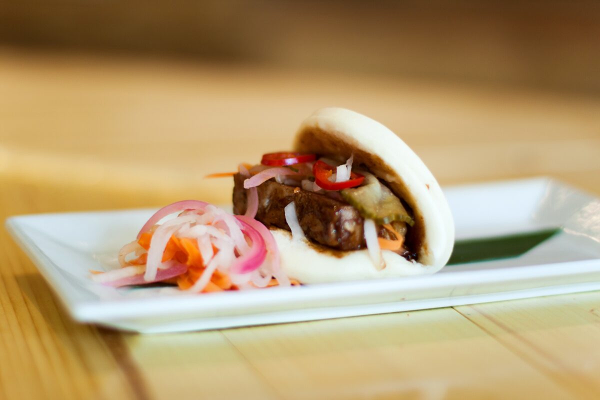 Pork Belly Rib PokeBao lunch restaurant Coral Gables near Miami, Florida