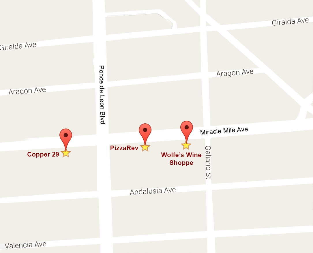 Coral Gables Love April 2017 Food Tour