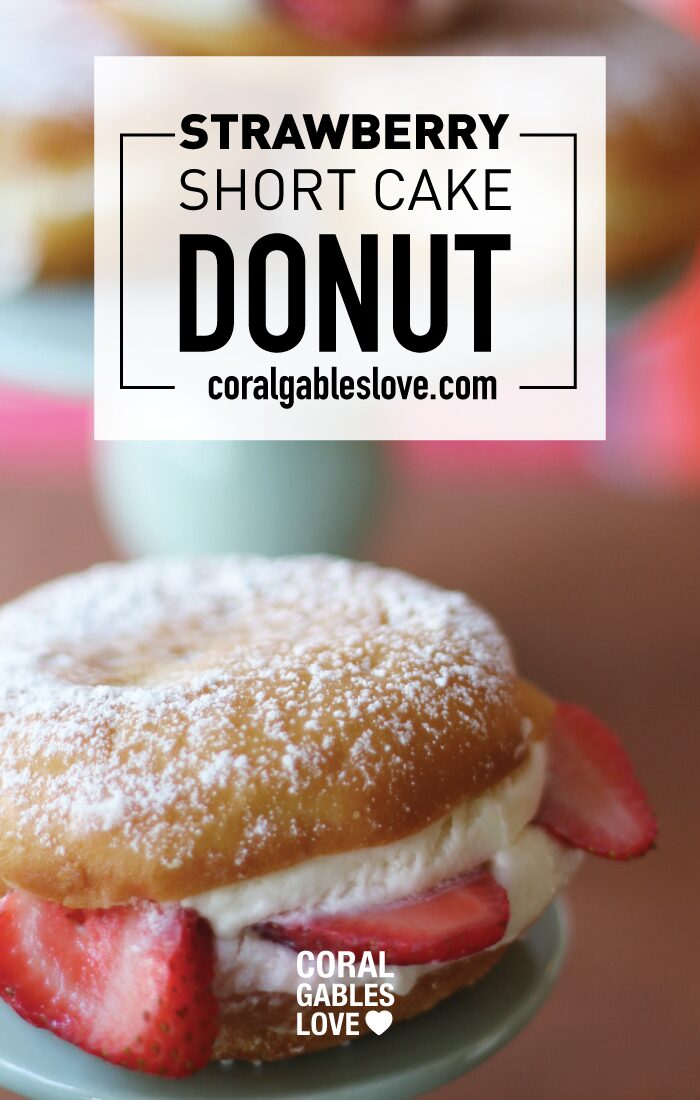 The Best donuts in Miami are Honeybee Doughnuts in South Miami. This flavor is strawberry shortcake.