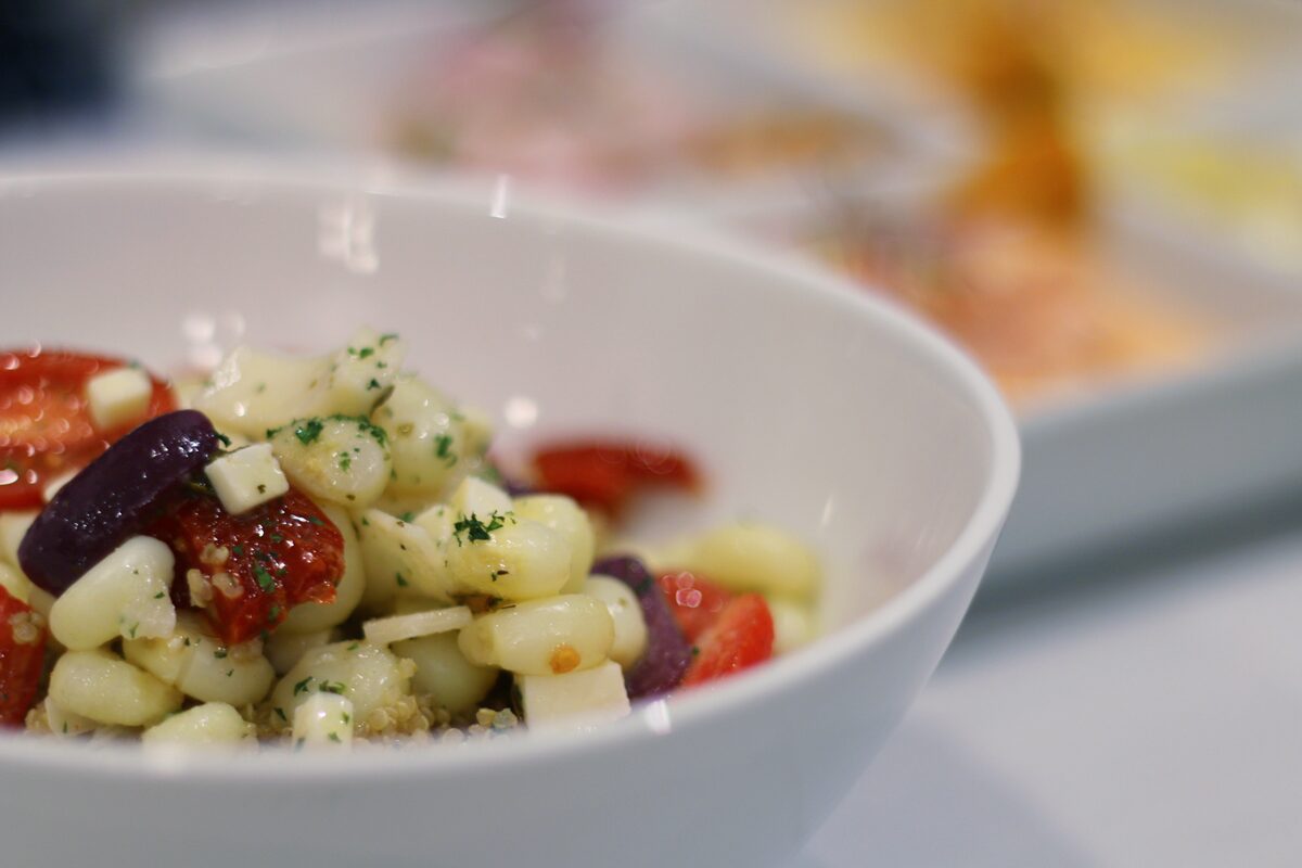 Salad from Mikuna. Mikuna is the best Peruvian restaurant in Coral Gables.