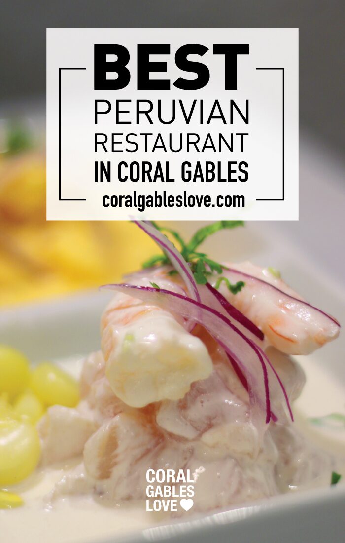 Mikuna is the Best Peruvian Restaurant in Coral Gables, FL near Miami. Their white ceviche is amazing!