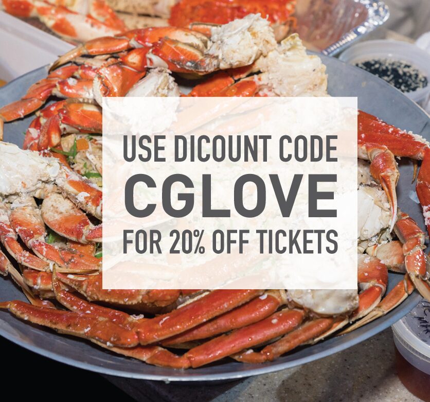 The South Beach Seafood Festival always take place on Miami beach in October. Use promo code CGLOVE for 20% off your ticket price.