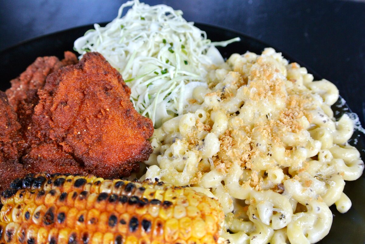 Eating House Miami Hot Chicken with sides