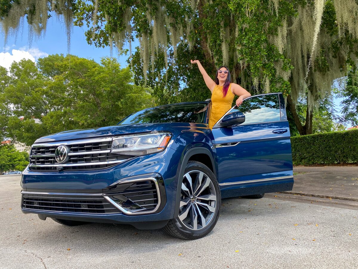 Fun Things To Do in Miami - Drive Around Coral Gables Douglas Entrance in VW Atlas SUV