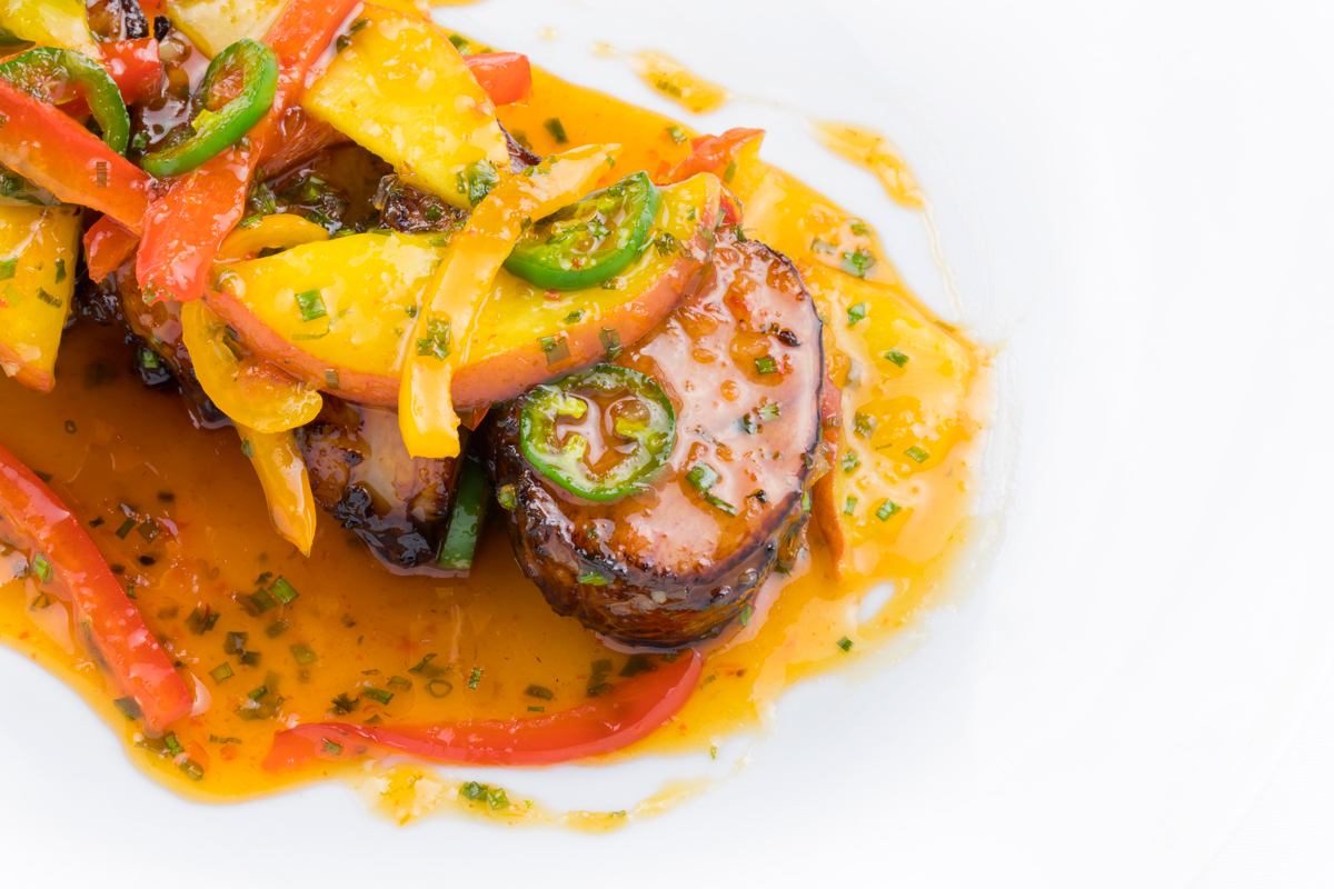 Miami Chef Adrianne's Chili & Summer Peach Pork Tenderloin Recipe